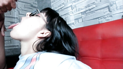 I give him the best blowjob of his life, until he comes very hard