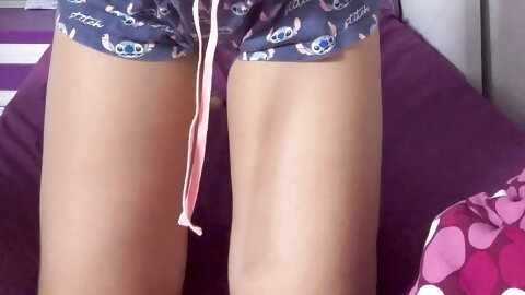 Big ass Teen gets horny while studying and have the best orgasm of her life