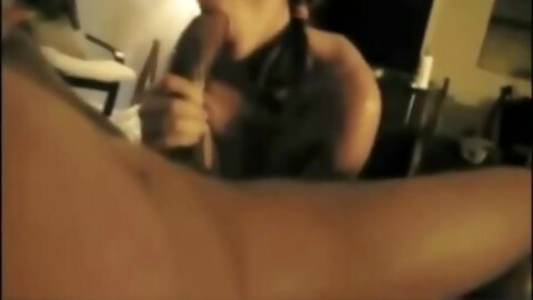 Homemade Dirty Teenage Hookup Swallowing Massive Ebony Prick