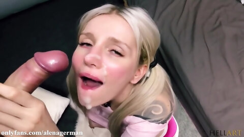 Sexy Classmate Sensual Sucking Big Dick Till Cum On Face