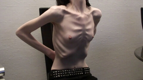 Nympho, Skinny Brunette Jazmin Luv Gives It Up