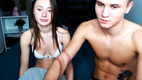 Shy brunette homemade amateur webcam teen