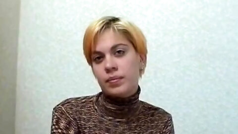 Angelic russian gal Camilla blows shlong and bounces it