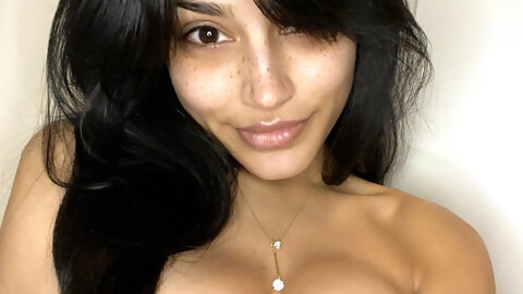 no makeup selfie… cum on my face :p [OC]