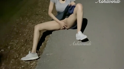 Petite Teen Risky Public Squirting