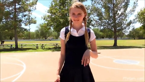 Charlotte Carmen In Petite Blonde Teen Solo Anal Play