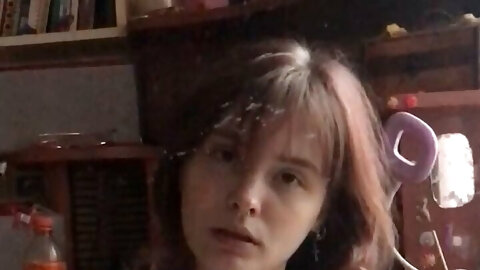 Fucks pussy with her fingers.