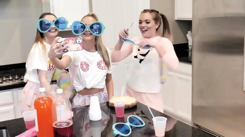 Teen Friends Gets Horny For Playing Spin The Bottle