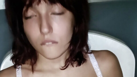 Deep throat and fucked on the balcony of my wife's house we like the neighbors to watch us