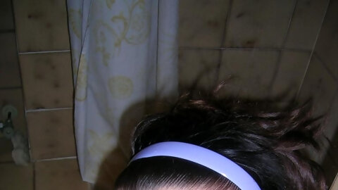 Skinny teen slave bondage dildo blowjob fucked facial