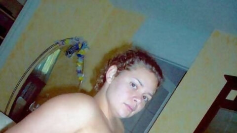 BBW teen with big natural tits sucking my big cock. Titty fuck and cum in mouth