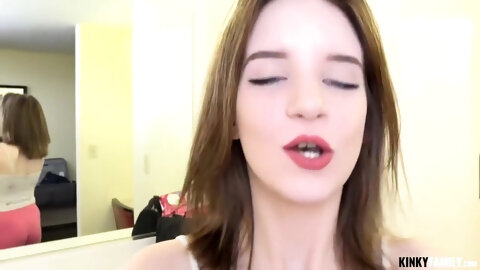 Kinky Teen Babe Fucks Her Stepbrother And Gets Her Face Sprayed In A Pov Scene