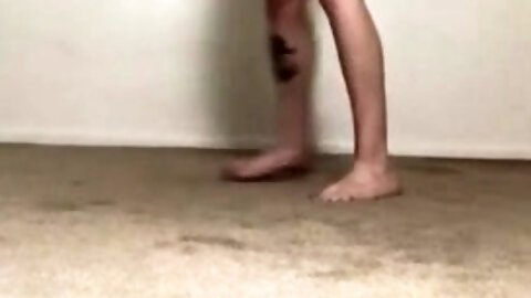 Amateur homemade teen facial after a great jerk